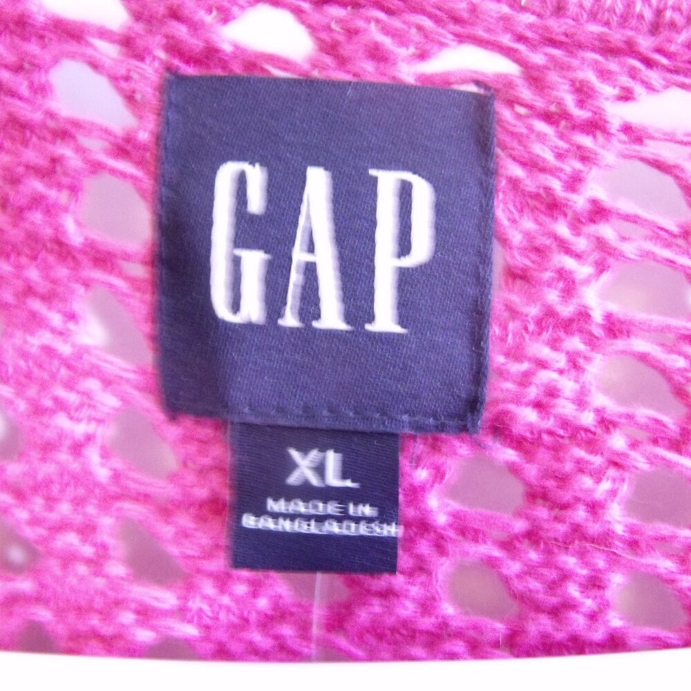 GAP Pink Knit Ruffle Top - Picture 4 of 5